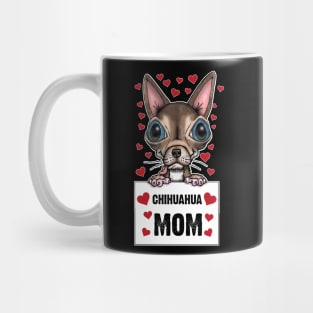 Cute Chihuahua Mom design Mug